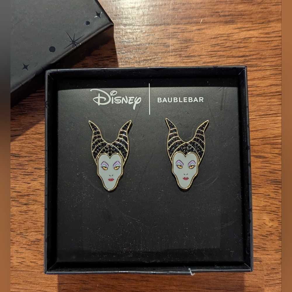 Disney BaubleBar Maleficent Earrings